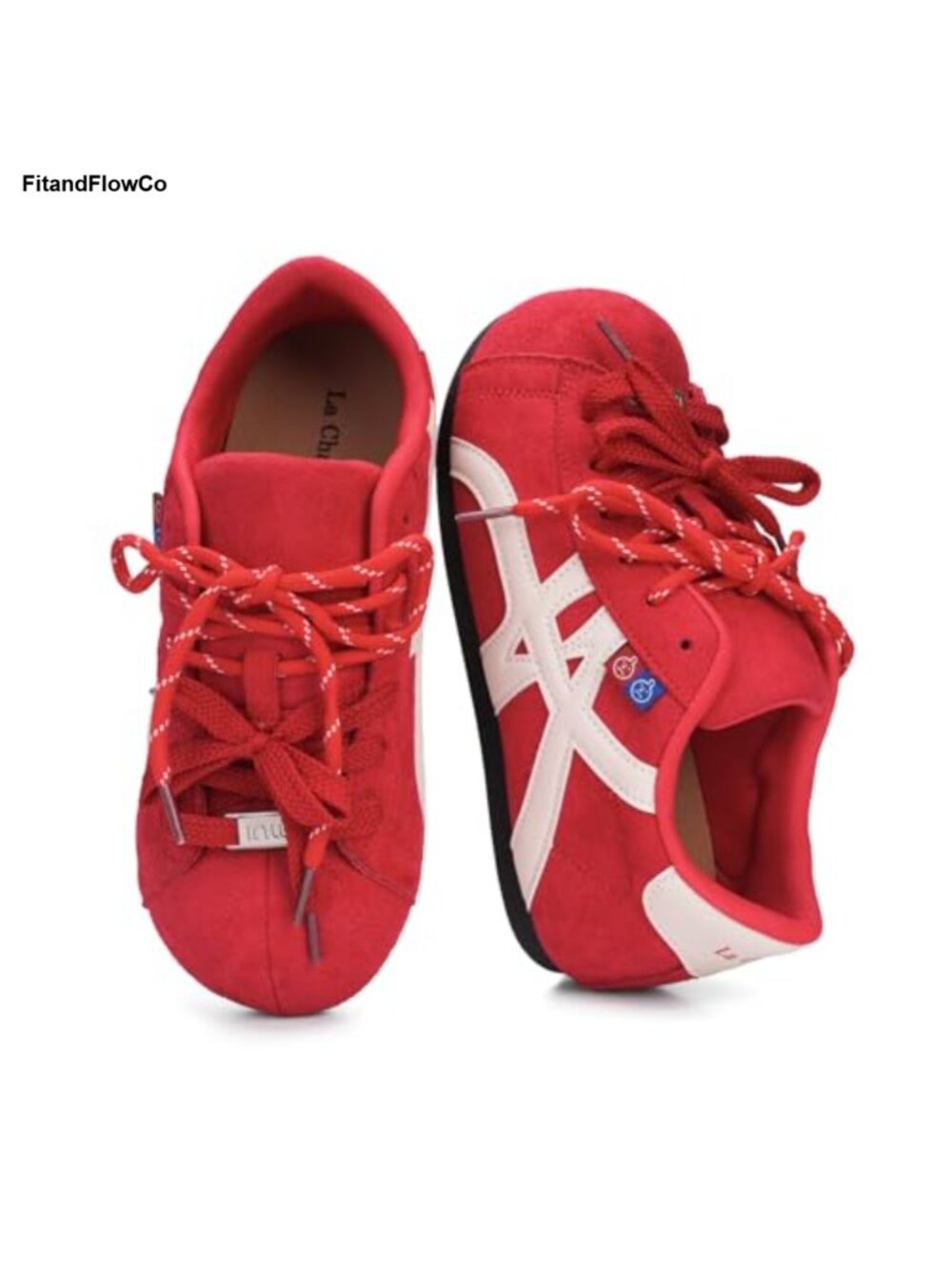 Retro Low Top Fashion Sneakers Hidden Wedge Comfort Walking Shoes